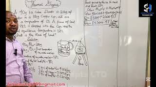 THERMAL PHYSICS:Solutions To Physics Questions On Thermal Physics (Energy Transfer).