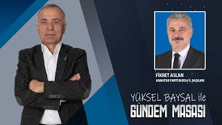 Gündem Masası | Anahtar Parti, Bayrak Krizi,  Bursa’nın Bütçe Payı | F