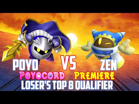 Poyo (Meta Knight/Gooey) vs Zen (Magolor) - Kirby Fighters 2 - Poyocord Premiere