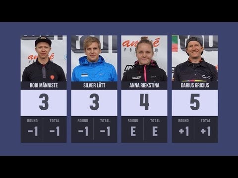 Innova Baltic Tour 2017, 1st Round, Front 9 - Männiste, Gricius, Riekstina, Lätt