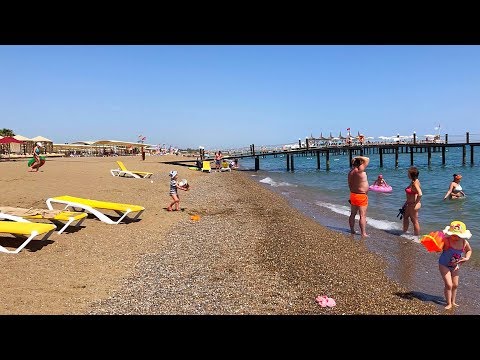 Walk at Lara Beach in Antalya