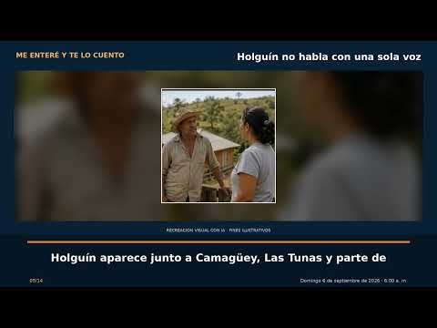 Holguín no habla con una sola voz