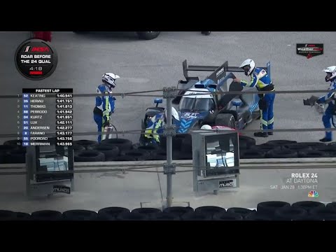 Daytona 24H Lmp 2 Crash During Qualifying Aftermath 2023