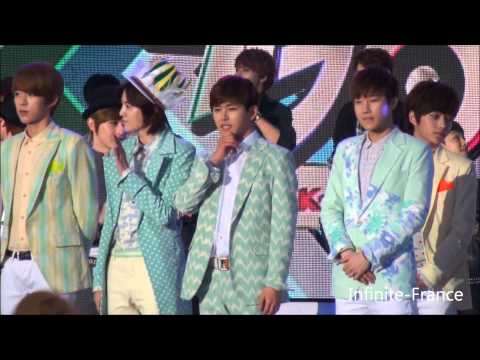 130510 - Infinite - Music Bank In Osong - A Man in love + ending