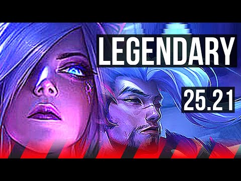 RIVEN vs YASUO (TOP) | 42k DMG, Legendary | EUW Master | 25.21