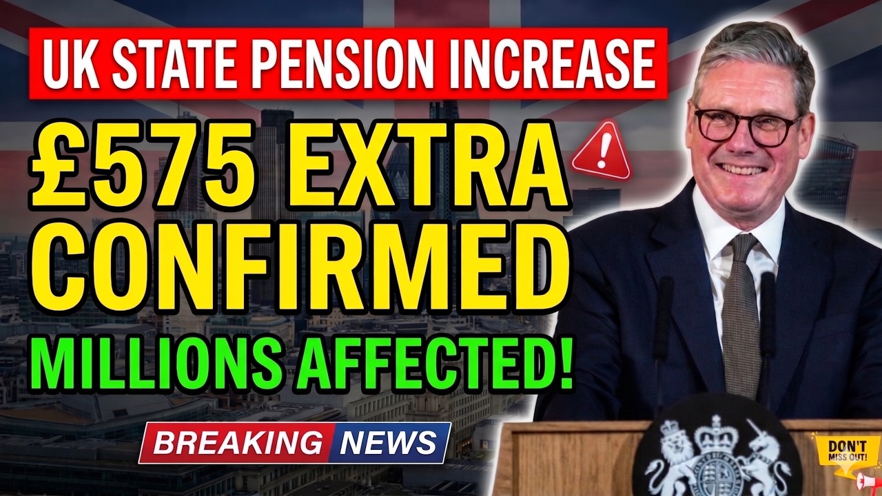 UK State Pension Increase 2026 – £575 Extra for Millions!