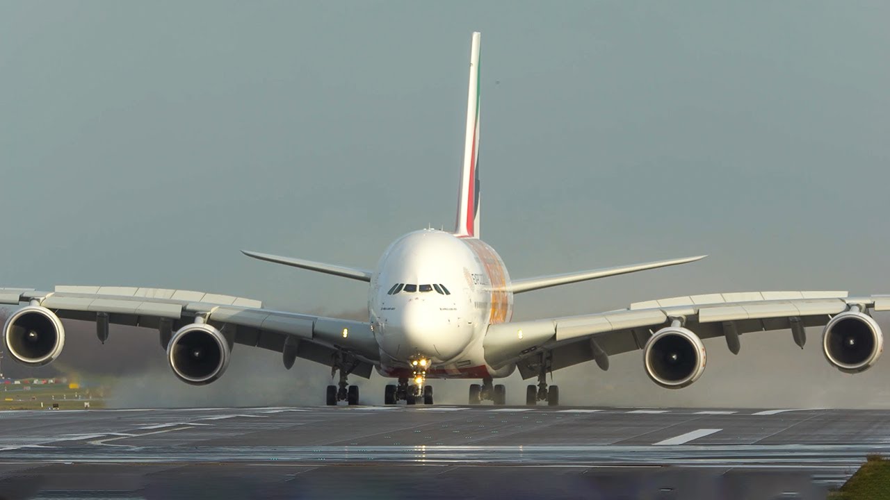 60 MINUTES PURE AVIATION - AIRBUS A380 LANDING, BOEING 747 ... (4K)
