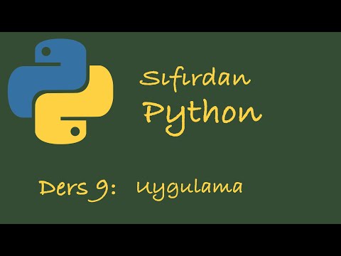 Sıfırdan Python Dersleri Ders 9: Genel Tekrar ve Alıştırmalar