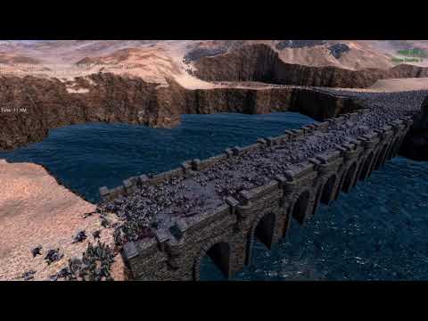 1,000 Elven Huntress vs 20,000 Orcs And Dwarves Ultimate Epic Battle Simulator