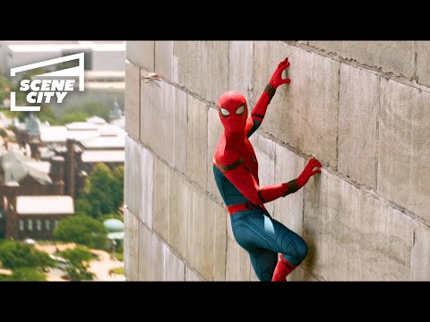 Spider-Man Homecoming: Peter Rescues His Classmates in Washington (Tom Holland, Zendaya Scene)
