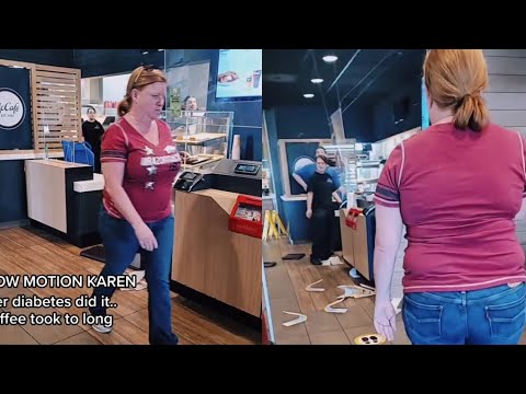 Entitled Karen Destroys McDonald's Because Of Diabetes