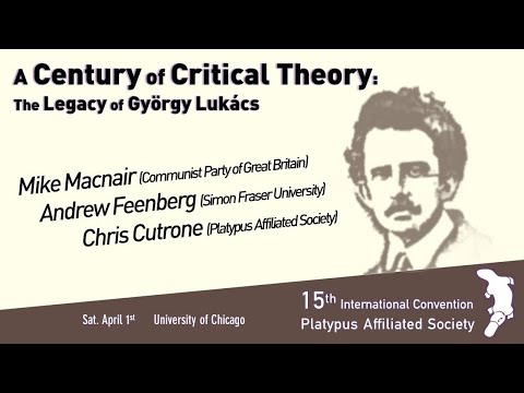 "A Century of Critical Theory: The Legacy of György Lukács" (4/1/23 panel)