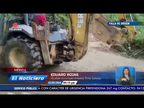 Vías de Mérida obstaculizadas por derrumbes - El Noticiero emisión meridiana 04/05/26