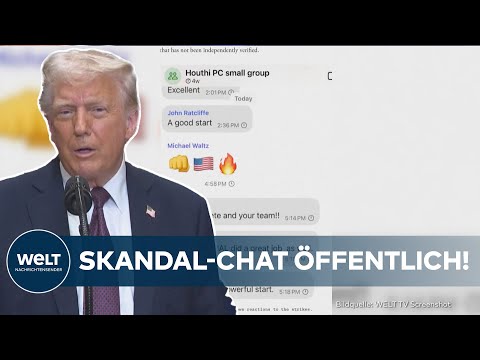 US-CHAT-SKANDAL: Gesamter Verlauf veröffentlicht! Team von Donald Trump beleidigt Europa