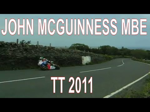 JOHN MCGUINNESS MBE AT THE ISLE OF MAN TT RACES 2011