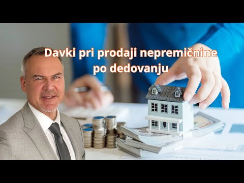 Kako se obračuna davek pri prodaji podedovane nepremičnine