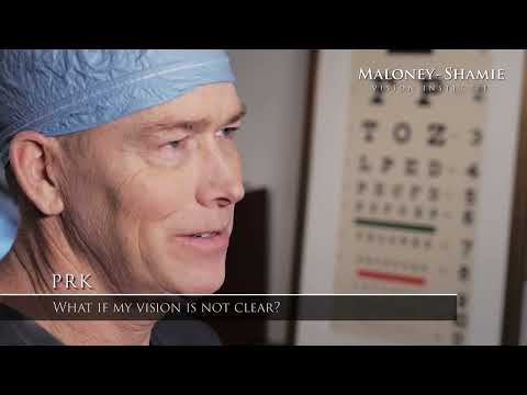 What If My Vision Isn't Clear After PRK? | Maloney-Shamie Vision Institute