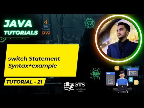 Tutorial 21 Switch Statement In Java Syntax Example Sts Science Coding Academy