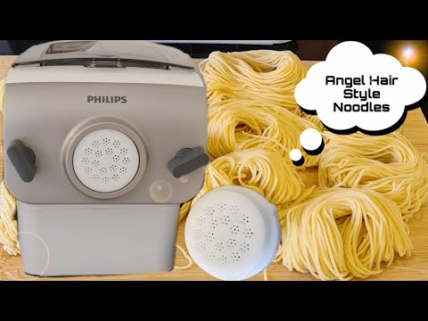 Angel Hair Style Noodles Using Philips Pasta Maker