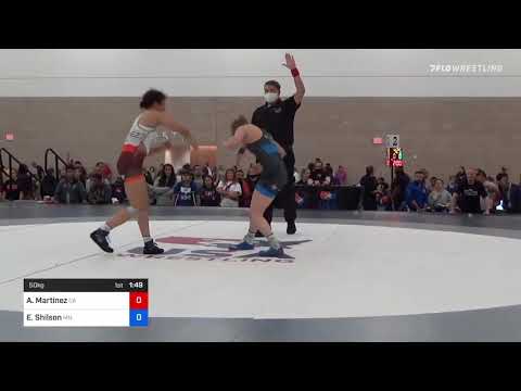 50 Kg Rr Rnd 2 - Alleida Martinez, CA Vs Emily Shilson, MN