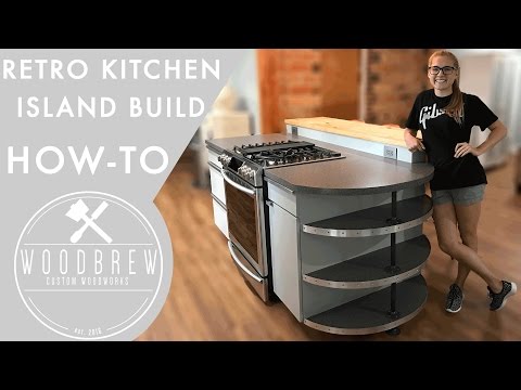 Making A Modern Kitchen Island