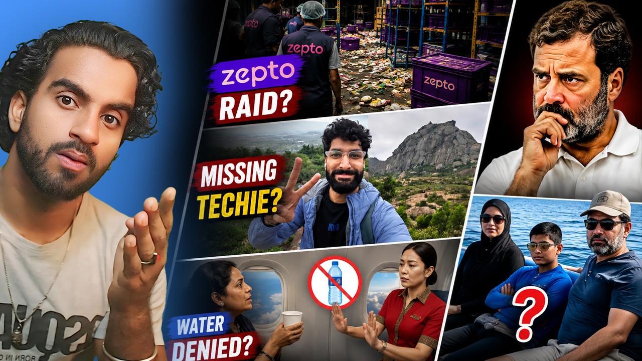 Zepto Warehouse Raid, Bengaluru Techie Missing, Airline Denies Water 😱