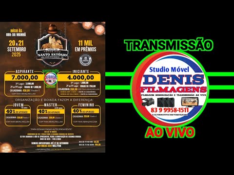VAQUEJADA AO VIVO NO PARQUE SANTO ANTÔNIO EM SÃO JOSÉ DOS RAMOS - PB