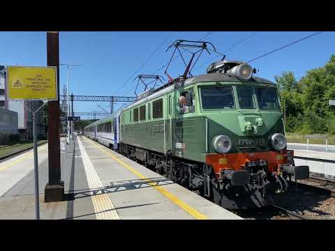 Odjazd Trapeza EP07-338 z IC Malczewski [3.08.2022] Kołobrzeg 4K