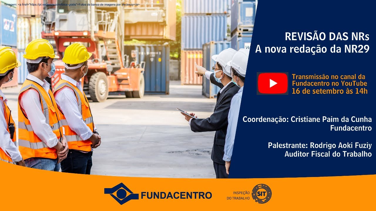 Revisão das NRs - A Nova Redação da NR29