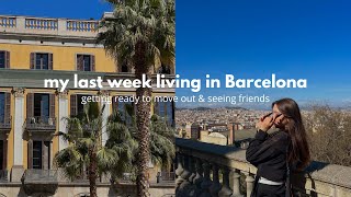 last week in Barcelona VLOG: getting ready to move out, starting a new language, hosting friends