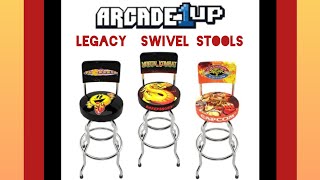Arcade1Up Legacy Swivel Stools!! First Look!!