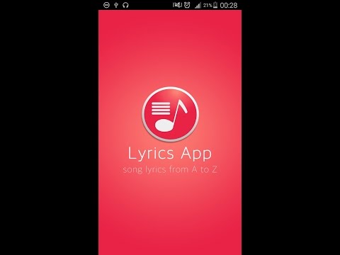 Lyrics app Video