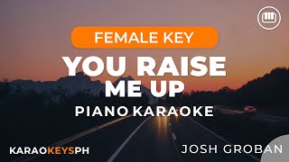 Download lagu You Raise Me Up - Josh Groban (Female Key - Piano Karaoke) mp3