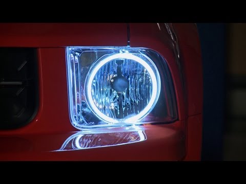 Mustang Chrome Headlights - CCFL Halo (05-09 GT and V6) Review