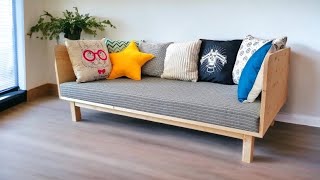 DIY Modern Indoor Sofa - Build a stylish and comfo