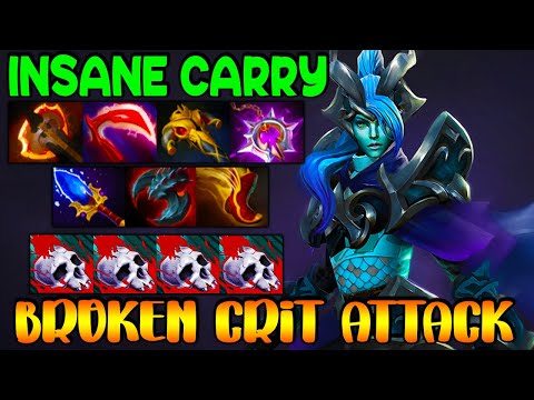 INSANE CARRY PHANTOM ASSASSIN - BROKEN CRITICAL ATTACK - FULL TEAM FIGHT DOTA 2 GAMEPLAY