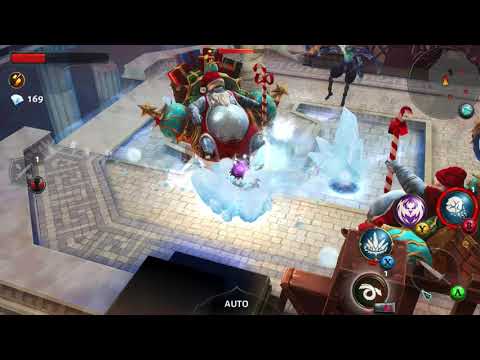 Dungeon Hunter 5 War ReyxLeon Vs Ice Monster