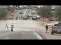 Flooding shuts down street, stranding people in Rainbow Valley