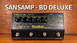 ベース SANSAMP BASS D DELUXE Tech 21 SansAmp Bass Driver DI V2 Pedal | Sweetwater