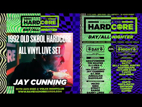 Jay Cunning LIVE at Calling The Hardcore - 1992 All Vinyl Set