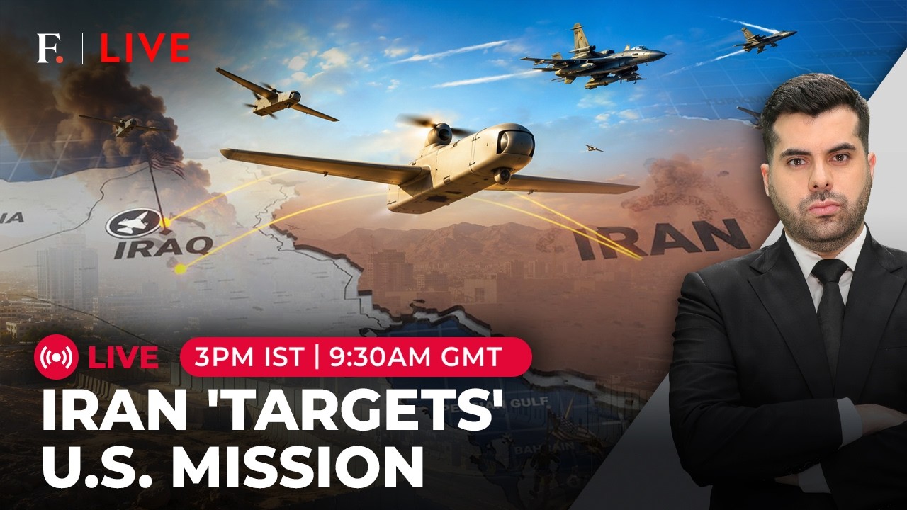 LIVE: Iranian Drones Hit Iraq Near US Consulate As Trump Warns Tehran | Firstpost Live
