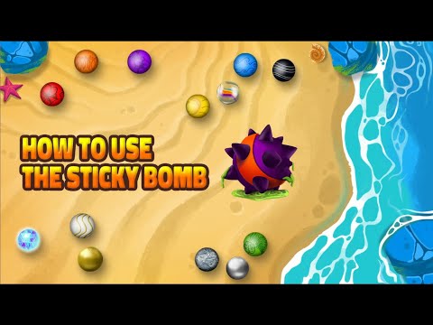How to use the Sticky Bomb in Woka Woka - YouTube