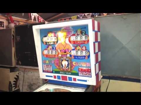Fully Restored 1964 Gottlieb HAPPY CLOWN Pinball Machine In Action