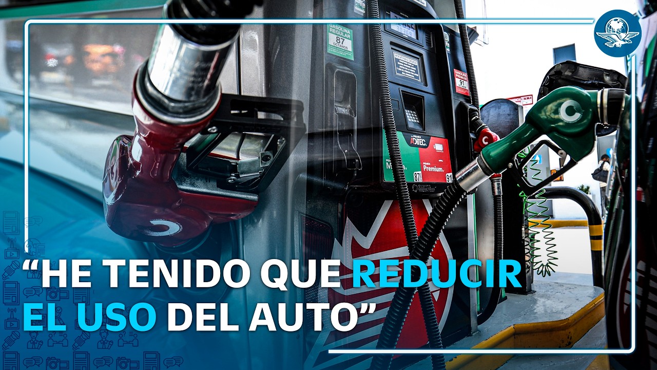 Ante incremento de precio en la gasolina, optan por reducir uso del automóvil