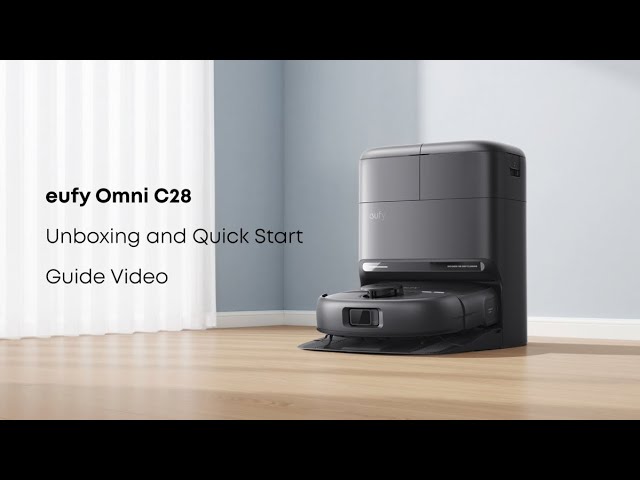 Robot aspirador Eufy Omni C28 con estación sin mantenimiento 15.000 Pa iPath 2.0 video