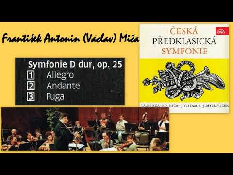 František Antonín (Václav) Míča: Symphony in D Major, Op.25,  Václav Smetáček (conductor)
