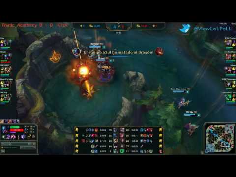 Fnatic Academy Vs K1ck (Game 1 & 2)