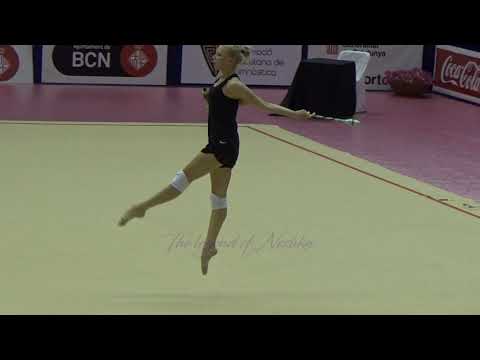 Kseniya MOUSTAFAEVA (FRA) clubs - 2017 Trofeu de Barcelona trainings