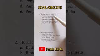 Download lagu ANALOGY QUESTIONS FOR TIU SKD CPNS TEST QUESTIONS FOR CIVIL SERVANTS AND BUMN TEST QUESTIONS mp3 Download lagu ANALOGY QUESTIONS FOR TIU SKD CPNS TEST QUESTIONS FOR CIVIL SERVANTS AND BUMN TEST QUESTIONS mp3