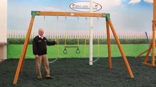Classic Cedar A-Frame Swing Set